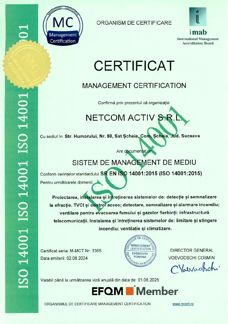 Certificare Netcom Activ 2