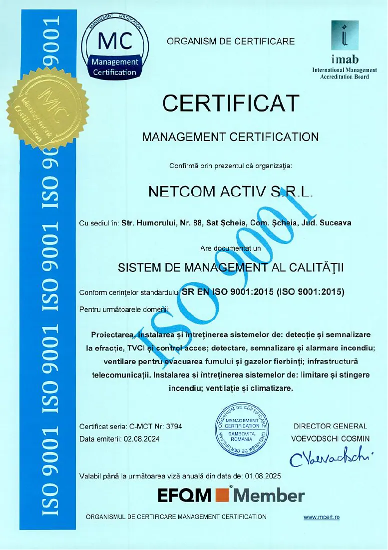 Certificare Netcom Activ 3